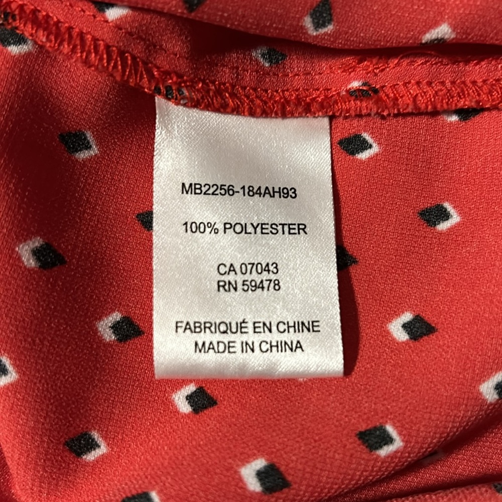 Rachel Zoe Long Sleeve Blouse With Neck Tie - Size L - Picture 6 of 7